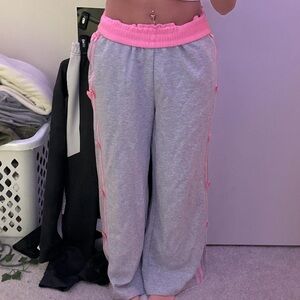 Aelfric Eden Pink and Gray sweatpants